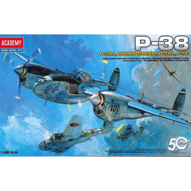 Academy 12282 1/48 P-38 Combination Version Lightning